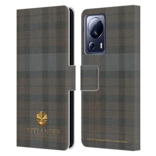 Outlander Tartans Plaid Leather Book Wallet Case Cover For Xiaomi 13 Lite 5G