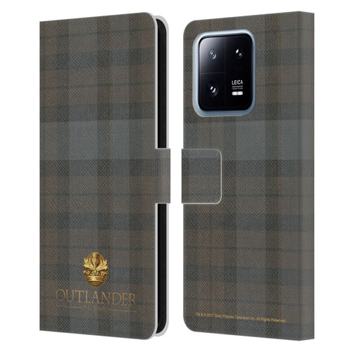 Outlander Tartans Plaid Leather Book Wallet Case Cover For Xiaomi 13 Pro 5G