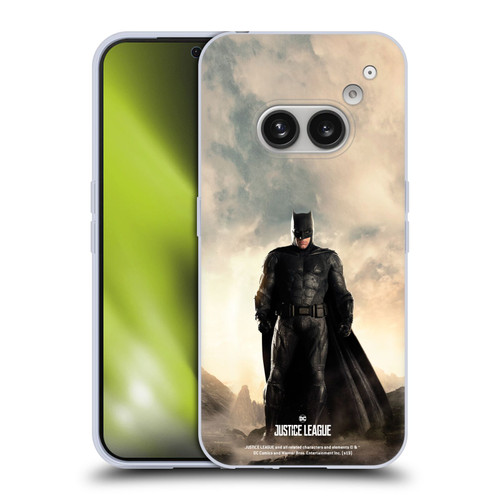 Justice League Movie Character Posters Batman Soft Gel Case for Nothing Phone (2a)