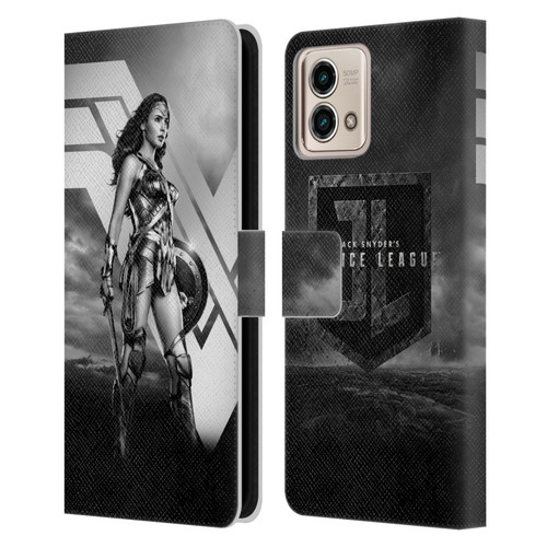 Zack Snyder's Justice League Snyder Cut Character Art Wonder Woman Leather Book Wallet Case Cover For Motorola Moto G Stylus 5G 2023