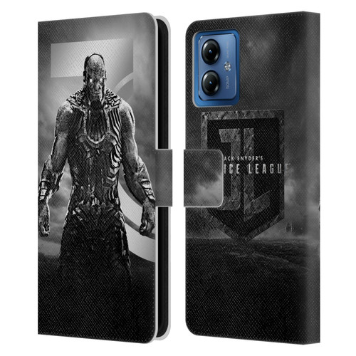 Zack Snyder's Justice League Snyder Cut Character Art Darkseid Leather Book Wallet Case Cover For Motorola Moto G14