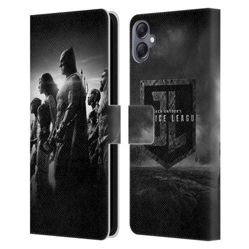 Zack Snyder's Justice League Snyder Cut Character Art Group Leather Book Wallet Case Cover For Samsung Galaxy A05