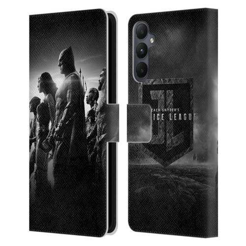 Zack Snyder's Justice League Snyder Cut Character Art Group Leather Book Wallet Case Cover For Samsung Galaxy A05s