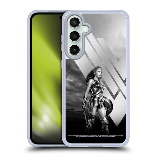 Zack Snyder's Justice League Snyder Cut Character Art Wonder Woman Soft Gel Case for Samsung Galaxy S23 FE 5G