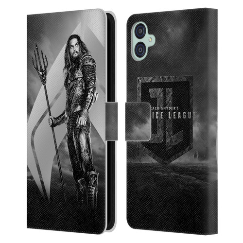 Zack Snyder's Justice League Snyder Cut Character Art Aquaman Leather Book Wallet Case Cover For Samsung Galaxy M04 5G / A04e