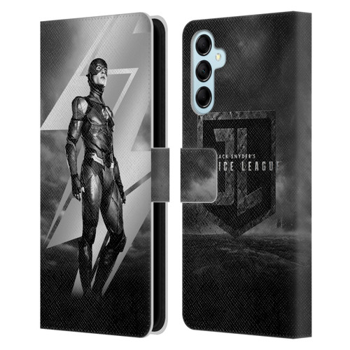 Zack Snyder's Justice League Snyder Cut Character Art Flash Leather Book Wallet Case Cover For Samsung Galaxy M14 5G