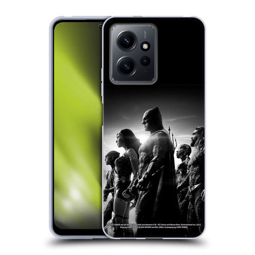 Zack Snyder's Justice League Snyder Cut Character Art Group Soft Gel Case for Xiaomi Redmi Note 12 4G