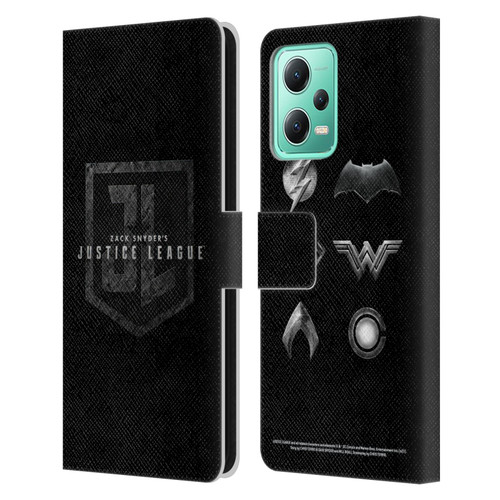 Zack Snyder's Justice League Snyder Cut Character Art Logo Leather Book Wallet Case Cover For Xiaomi Redmi Note 12 5G