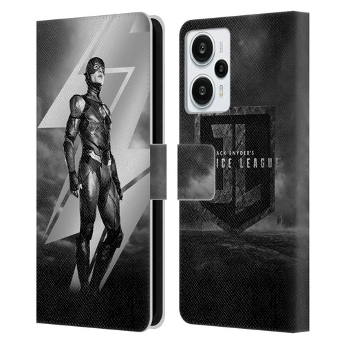 Zack Snyder's Justice League Snyder Cut Character Art Flash Leather Book Wallet Case Cover For Xiaomi Redmi Note 12T