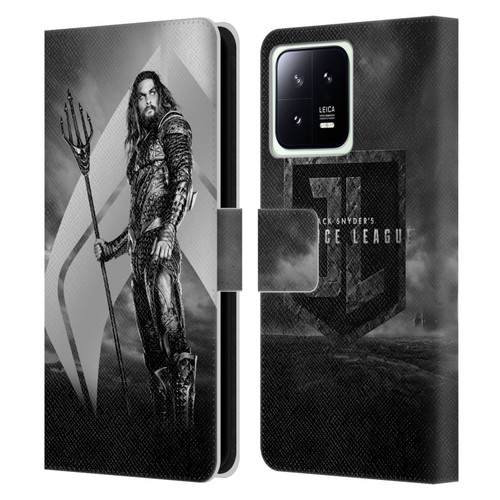 Zack Snyder's Justice League Snyder Cut Character Art Aquaman Leather Book Wallet Case Cover For Xiaomi 13 5G