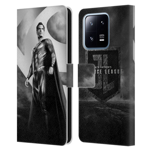 Zack Snyder's Justice League Snyder Cut Character Art Superman Leather Book Wallet Case Cover For Xiaomi 13 Pro 5G