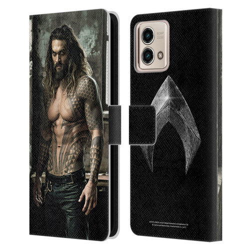 Zack Snyder's Justice League Snyder Cut Photography Aquaman Leather Book Wallet Case Cover For Motorola Moto G Stylus 5G 2023