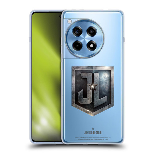 Justice League Movie Logos JL Badge Soft Gel Case for OnePlus 12R