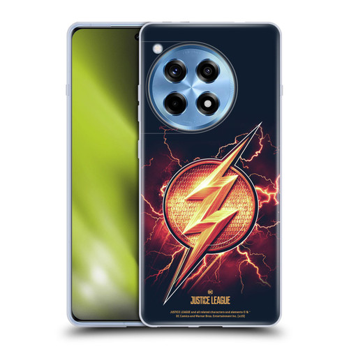 Justice League Movie Logos The Flash 2 Soft Gel Case for OnePlus 12R