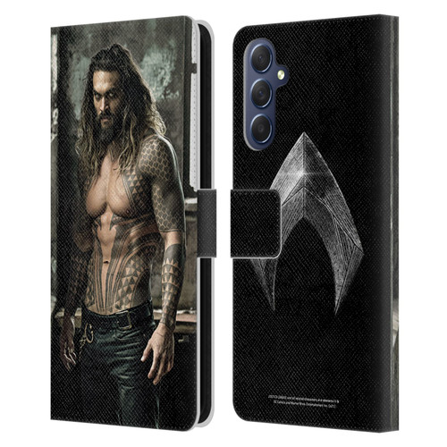 Zack Snyder's Justice League Snyder Cut Photography Aquaman Leather Book Wallet Case Cover For Samsung Galaxy M54 5G