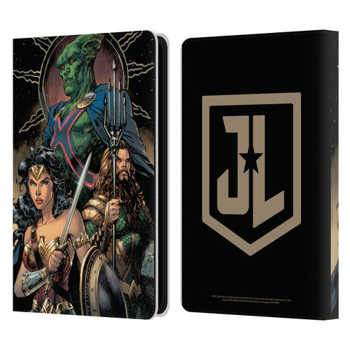 Zack Snyder's Justice League Snyder Cut Graphics Martian Manhunter Wonder Woman Leather Book Wallet Case Cover For Amazon Kindle Paperwhite 5 (2021)