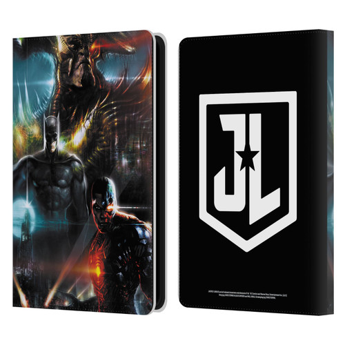 Zack Snyder's Justice League Snyder Cut Graphics Steppenwolf, Batman, Cyborg Leather Book Wallet Case Cover For Amazon Kindle Paperwhite 5 (2021)