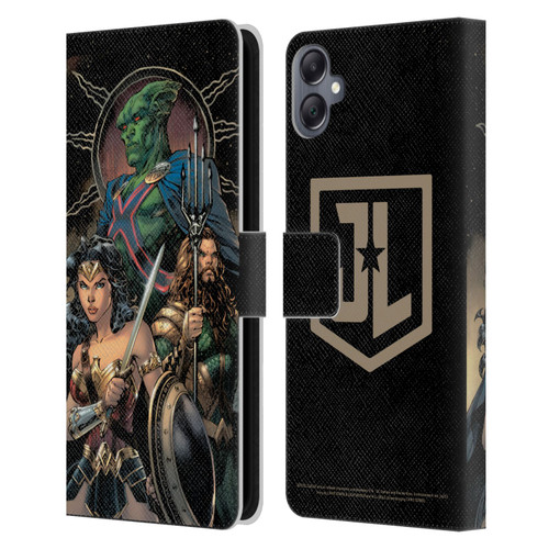 Zack Snyder's Justice League Snyder Cut Graphics Martian Manhunter Wonder Woman Leather Book Wallet Case Cover For Samsung Galaxy A05