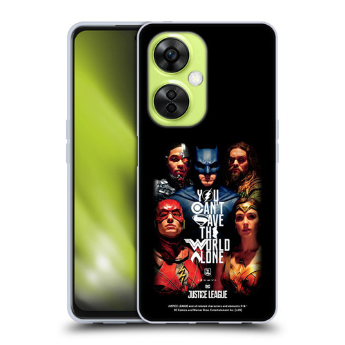 Justice League Movie Posters You Can't Save Soft Gel Case for OnePlus Nord CE 3 Lite 5G