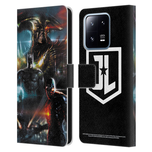 Zack Snyder's Justice League Snyder Cut Graphics Steppenwolf, Batman, Cyborg Leather Book Wallet Case Cover For Xiaomi 13 Pro 5G