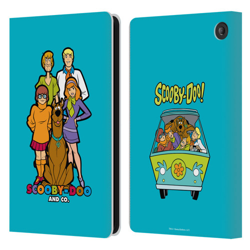 Scooby-Doo Mystery Inc. Scooby-Doo And Co. Leather Book Wallet Case Cover For Amazon Fire 7 2022