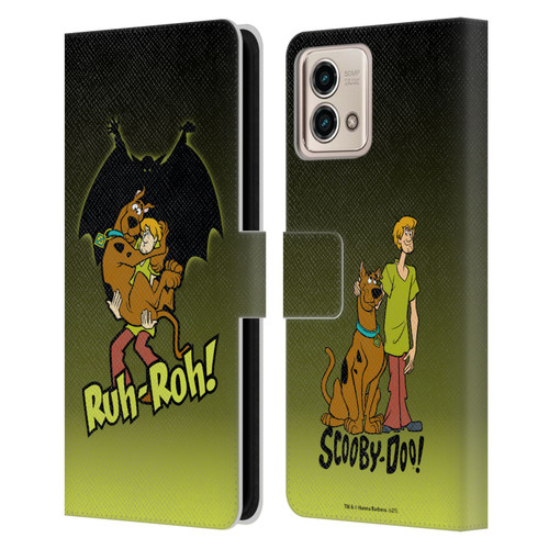 Scooby-Doo Mystery Inc. Ruh-Roh Leather Book Wallet Case Cover For Motorola Moto G Stylus 5G 2023