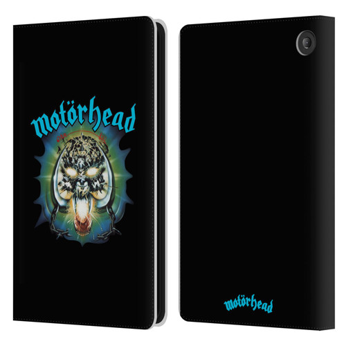 Motorhead Album Covers Overkill Leather Book Wallet Case Cover For Amazon Fire 7 2022