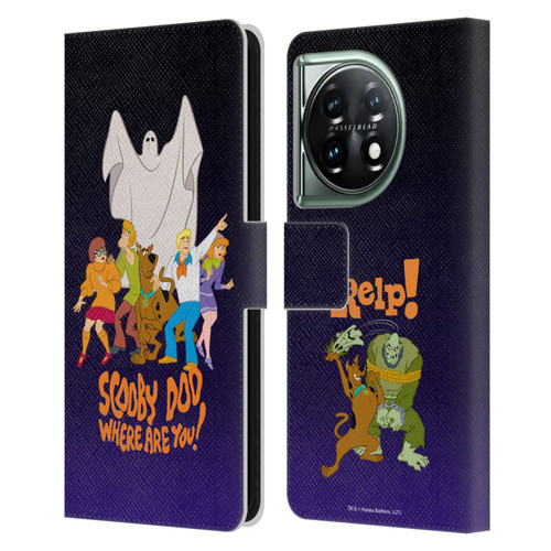 Scooby-Doo Mystery Inc. Where Are You? Leather Book Wallet Case Cover For OnePlus 11 5G
