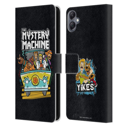 Scooby-Doo Mystery Inc. Grunge Mystery Machine Leather Book Wallet Case Cover For Samsung Galaxy A05