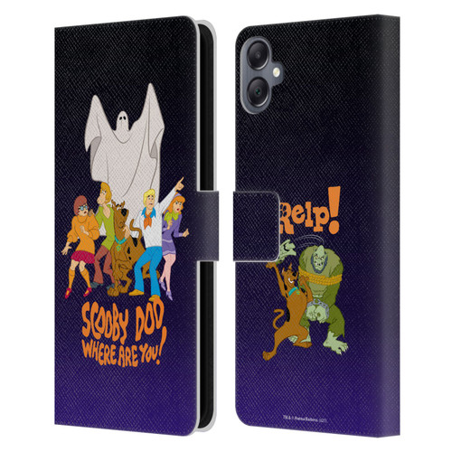 Scooby-Doo Mystery Inc. Where Are You? Leather Book Wallet Case Cover For Samsung Galaxy A05