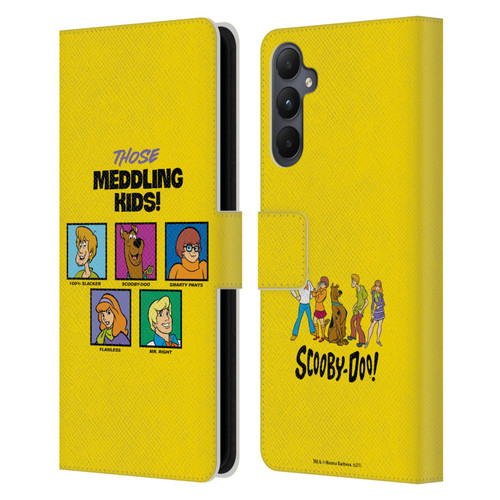 Scooby-Doo Mystery Inc. Meddling Kids Leather Book Wallet Case Cover For Samsung Galaxy A05s