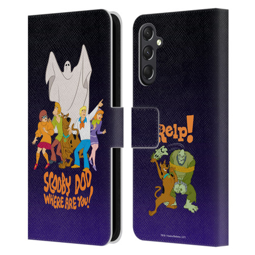 Scooby-Doo Mystery Inc. Where Are You? Leather Book Wallet Case Cover For Samsung Galaxy A24 4G / M34 5G
