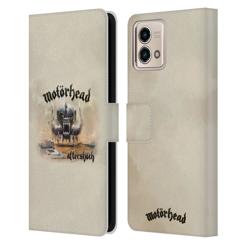 Motorhead Album Covers Aftershock Leather Book Wallet Case Cover For Motorola Moto G Stylus 5G 2023