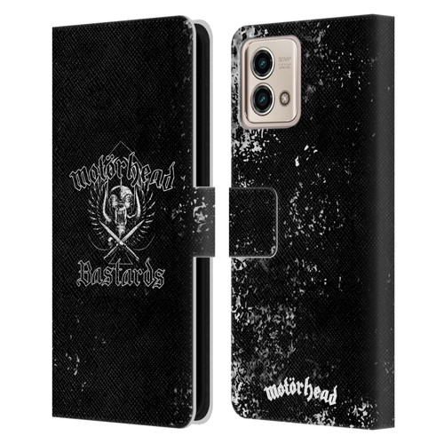 Motorhead Album Covers Bastards Leather Book Wallet Case Cover For Motorola Moto G Stylus 5G 2023