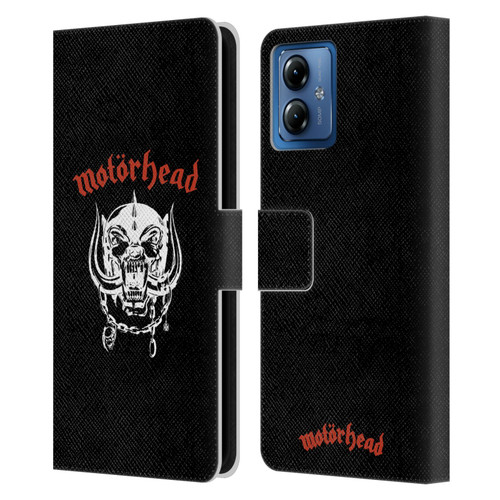 Motorhead Album Covers 1977 Leather Book Wallet Case Cover For Motorola Moto G14