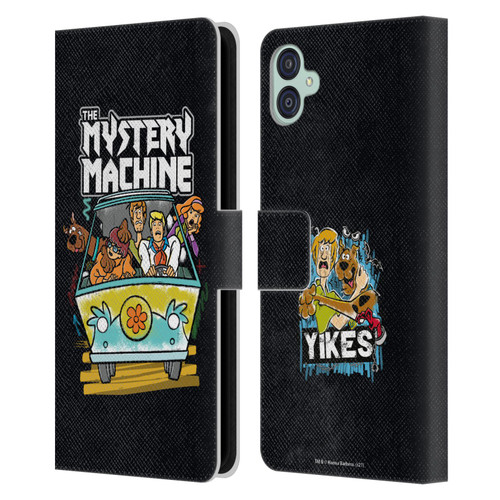 Scooby-Doo Mystery Inc. Grunge Mystery Machine Leather Book Wallet Case Cover For Samsung Galaxy M04 5G / A04e