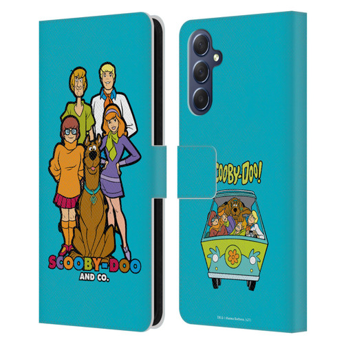 Scooby-Doo Mystery Inc. Scooby-Doo And Co. Leather Book Wallet Case Cover For Samsung Galaxy M54 5G