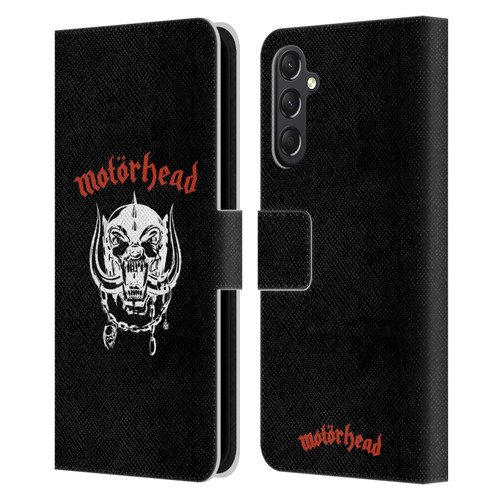 Motorhead Album Covers 1977 Leather Book Wallet Case Cover For Samsung Galaxy A24 4G / M34 5G