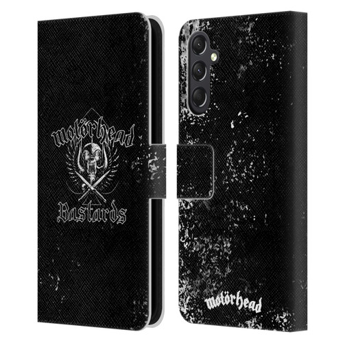 Motorhead Album Covers Bastards Leather Book Wallet Case Cover For Samsung Galaxy A24 4G / M34 5G