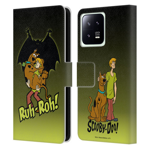 Scooby-Doo Mystery Inc. Ruh-Roh Leather Book Wallet Case Cover For Xiaomi 13 5G