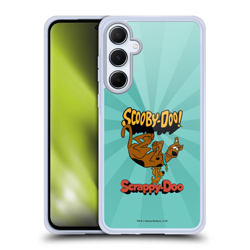 Scooby-Doo 50th Anniversary Scooby And Scrappy Soft Gel Case for Samsung Galaxy A55 5G
