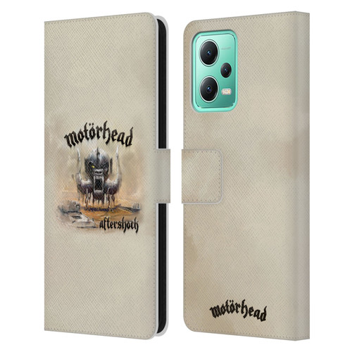 Motorhead Album Covers Aftershock Leather Book Wallet Case Cover For Xiaomi Redmi Note 12 5G