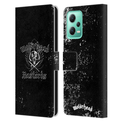 Motorhead Album Covers Bastards Leather Book Wallet Case Cover For Xiaomi Redmi Note 12 5G