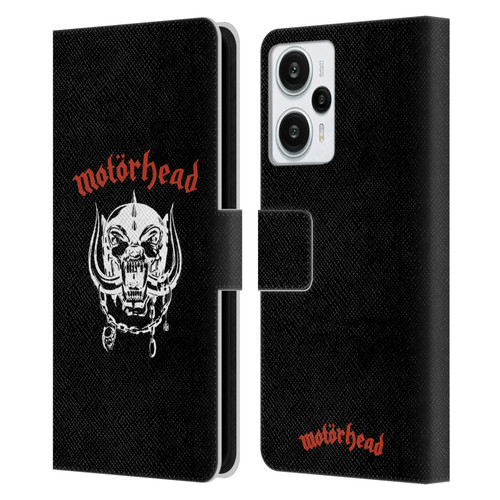 Motorhead Album Covers 1977 Leather Book Wallet Case Cover For Xiaomi Redmi Note 12T