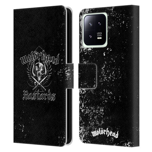 Motorhead Album Covers Bastards Leather Book Wallet Case Cover For Xiaomi 13 5G