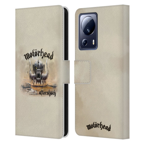 Motorhead Album Covers Aftershock Leather Book Wallet Case Cover For Xiaomi 13 Lite 5G