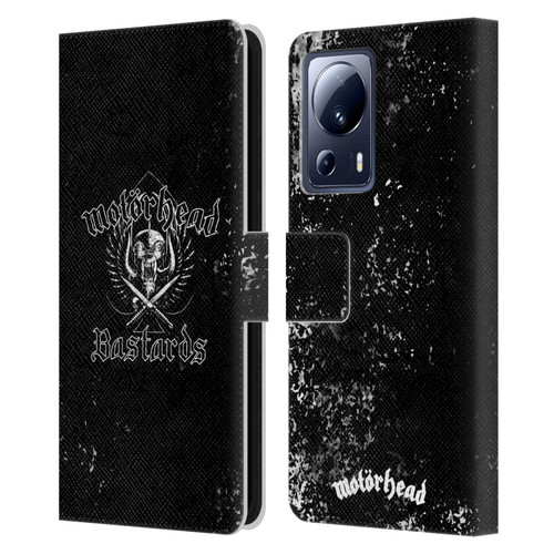 Motorhead Album Covers Bastards Leather Book Wallet Case Cover For Xiaomi 13 Lite 5G