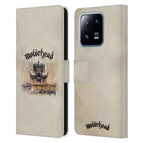 Motorhead Album Covers Aftershock Leather Book Wallet Case Cover For Xiaomi 13 Pro 5G