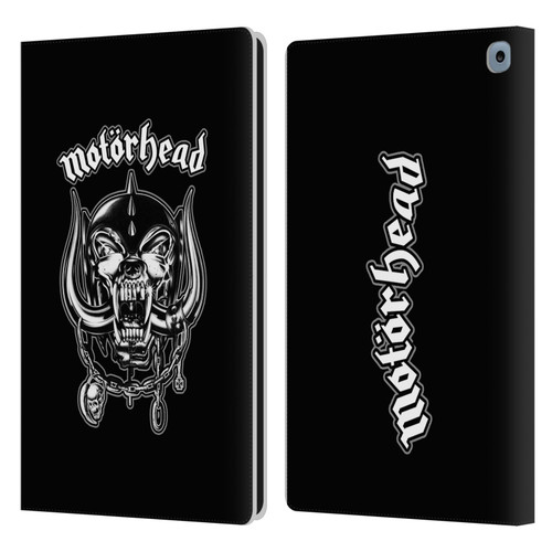 Motorhead Graphics Silver War Pig Leather Book Wallet Case Cover For Amazon Fire HD 10 / Plus 2021