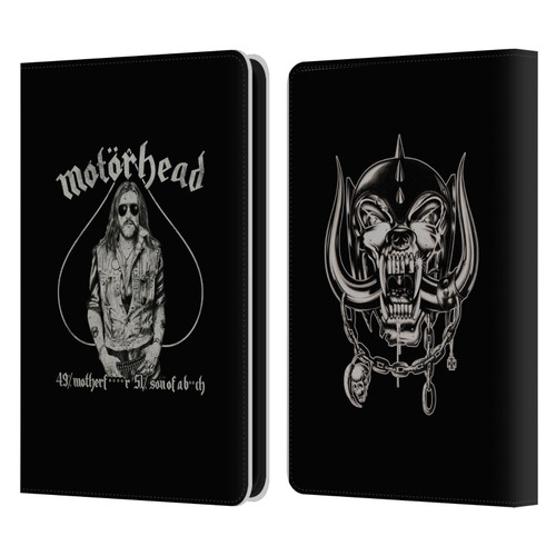 Motorhead Graphics Ace Of Spades Lemmy Leather Book Wallet Case Cover For Amazon Kindle 11th Gen 6in 2022